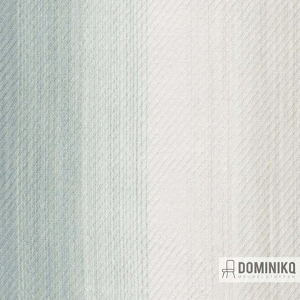 Semi-transparante gordijnstof Refine van Kendix met zachte keperstructuur in lichtgrijs-wit, ideaal voor een modern interieur.