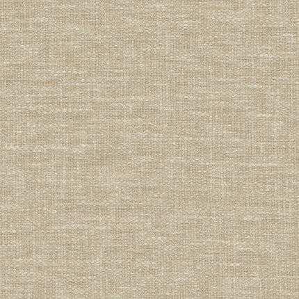 Gordijnstof Kendix Iro in beige tint, duurzame mix van 50% gerecycled polyester en katoen, stijlvol en privacy-verhogend met luxueuze uitstraling.