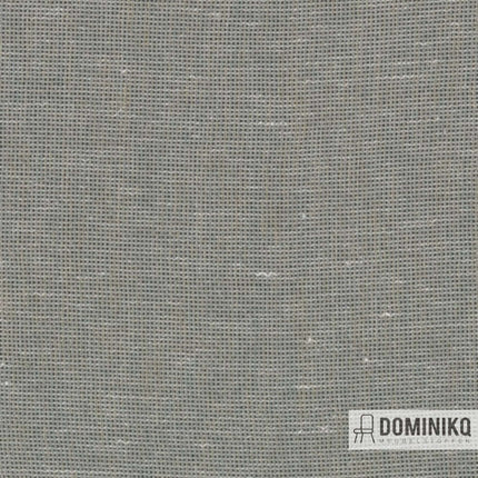 Luxe kamerhoge gordijnstof "Minerals" van De Ploeg met subtiele mineraalglans, vervaardigd uit linnen, polyester en polyamide.