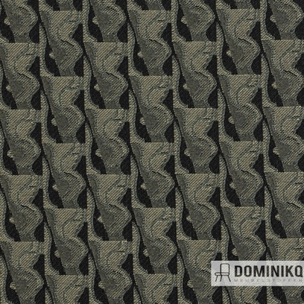 Artistieke stof Keymer Solo Serayu 68 door Christie van der Haak, ideaal voor interieurs. 67% polyester, 33% polyamide, brandvertragend.