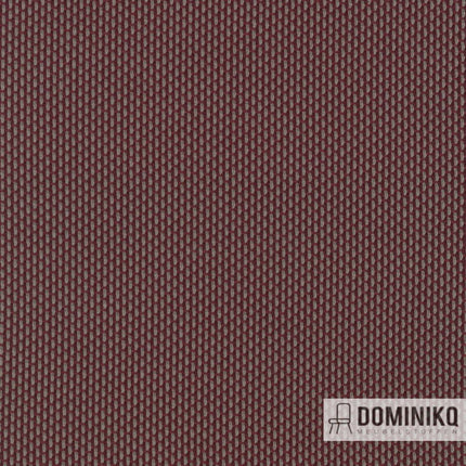 Gebreide stof Kvadrat Febrik Drop 971 met meerkleurige parelstructuur, levendige kleuren geel, roze en oranje.