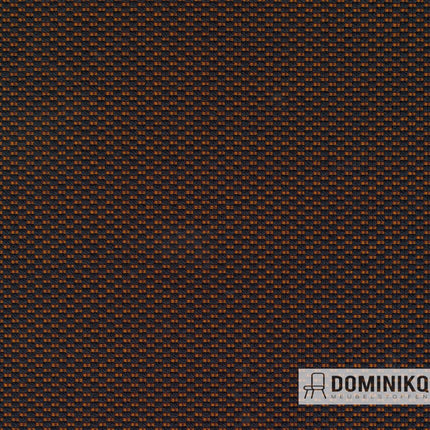 Serpentine Kvadrat stoffenstaal met dikke wollen garen en dynamische kleurcombinaties, geschikt voor commercieel en residentieel gebruik.