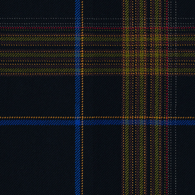 Maharam - Mingled Plaid - 466364.005 Ebony