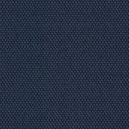 Rohi Opera 01457.69 Delft meubelstof met blauwe honingraat structuur, premium wol en design textiel voor interieur.
