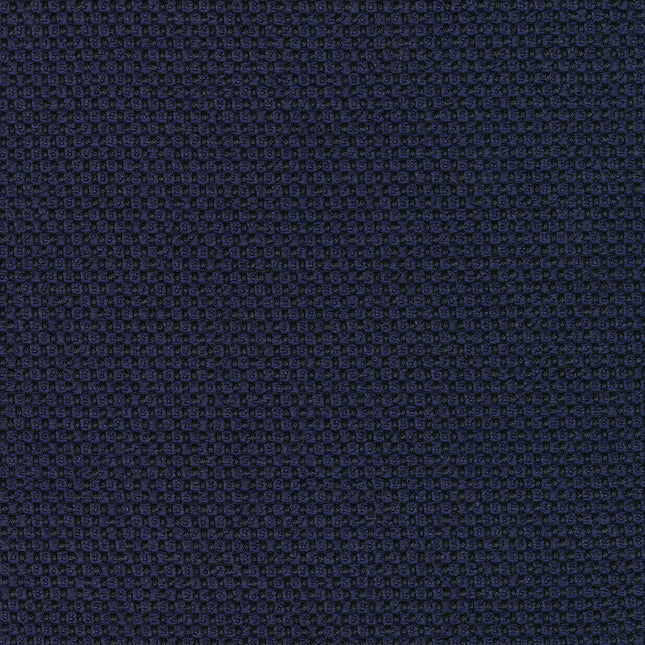 Rohi meubelstof Opera 01457.70 Navy met honingraatpatroon, wol stof voor interieur en projectstoffen.