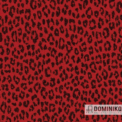 Tablu wollen stof van Kvadrat - Sahco met luipaardpatroon, brandwerend en slijtvast, verkrijgbaar in 9 kleuren bij Dominikq Meubelstoffen.