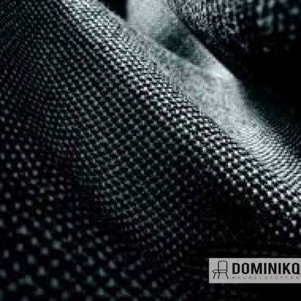 Close-up textuur van Kvadrat - Raf Simons - Sunniva 3 - 352 stof, toont complexe structuur en gecombineerde kleurtinten.