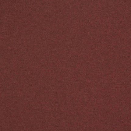 Bordeauxrode gerecyclede polyester stof van Camira Fabrics, collectie X2, met bouclé-achtige textuur