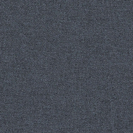Grijze gerecyclede polyester stof Camira Fabrics X2 met gesloten lus, textuur vergelijkbaar met bouclé.