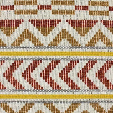 Antoni buitenstof met kleurrijk zigzagpatroon, hoge slijtvastheid, ideaal voor meubelbekleding en decoratieve kussens