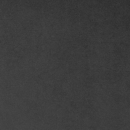 Aristide Apollo 180 Charcoal velvetstof, combineert polyester, acryl en viscose voor ultiem comfort en luxe uitstraling.