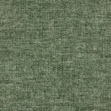 Boris stof in mosgroen, moderne uni-stof met gemêleerde uitstraling en rijke textuur, geschikt voor intensief gebruik, Martindale 60.000.