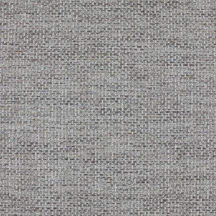 Grijze meubelstof uit de David-collectie van Aristide met Aquaclean-technologie voor eenvoudige vlekverwijdering.