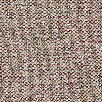 Aristide David 545 Ruby meubelstof met Aquaclean-technologie, deel van Merry Men-collectie, in rood en beige tinten.