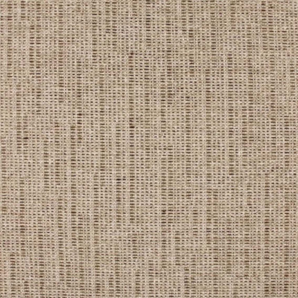 Stijlvolle Leon meubelstof van Aristide met subtiele wafelstructuur in zachte amandelkleur, zijdeachtige textuur, gemaakt van polyester.