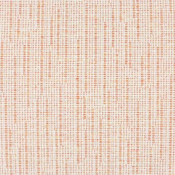 Stofmonster Aristide Leon 380 Tangerine met subtiele wafelstructuur en zachte textuur in een oranje tint.