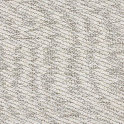 Linnenstof van Aristide Levi in 205 Off-White met gemêleerd patroon, gemaakt van linnen, polyacryl en polyester.