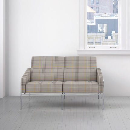 Maharam - Mingled Plaid - 466364.005 Ebony