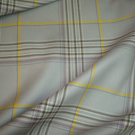 Maharam - Mingled Plaid - 466364.005 Ebony