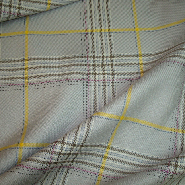 Maharam - Mingled Plaid - 466364.005 Ebony