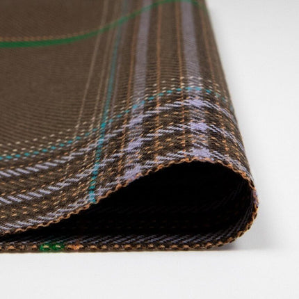 Maharam - Mingled Plaid - 466364.005 Ebony