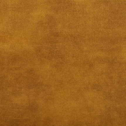 Fluwelen meubelstof Aristide Markle in amberkleur met lichte glans, brandvertragend en slijtvast, geschikt voor luxe interieurtoepassingen.