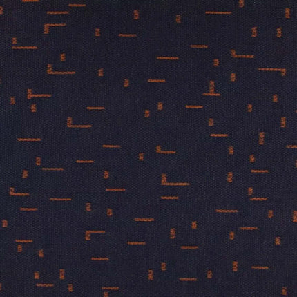 Moderne stof Urania in koninklijk blauw met geometrisch patroon, perfect voor een speels accent in uw interieur.