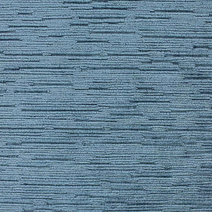 Blauwe velvet jeansstof Aristide - Olson met korte onregelmatige strepen, hoge slijtvastheid en lichtechtheid, voor intensief gebruik.