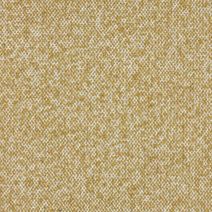 Textuur van Aristide Remus 350 in okergeel stofpatroon voor interieurgebruik.