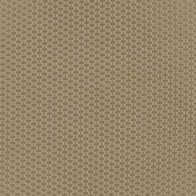 Detail van de Aristide Rotan 231 Flax stof met geweven textuur in beige tinten.