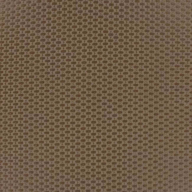 Close-up van donkerbruin geweven textuur van de Aristide Rotan 270 Chocolate stof, ideaal voor moderne interieurontwerpen.