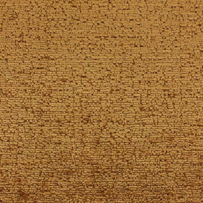 Aristide Sherpa 335 Brass stof, textuur van warme, goudbruine meubelstof zonder watermerk.