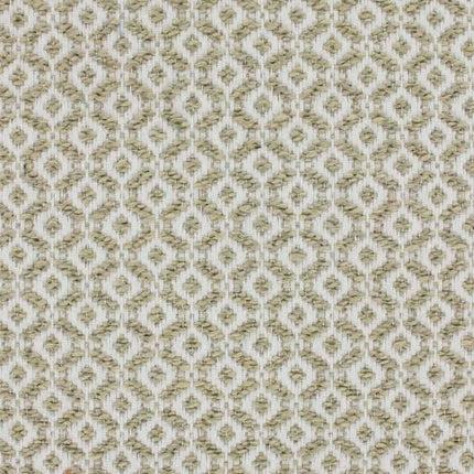 Detail van Aristide Varga meubelstof met geometrisch patroon in natuurlijke tinten, zacht en elegant voor interieurtoepassingen.