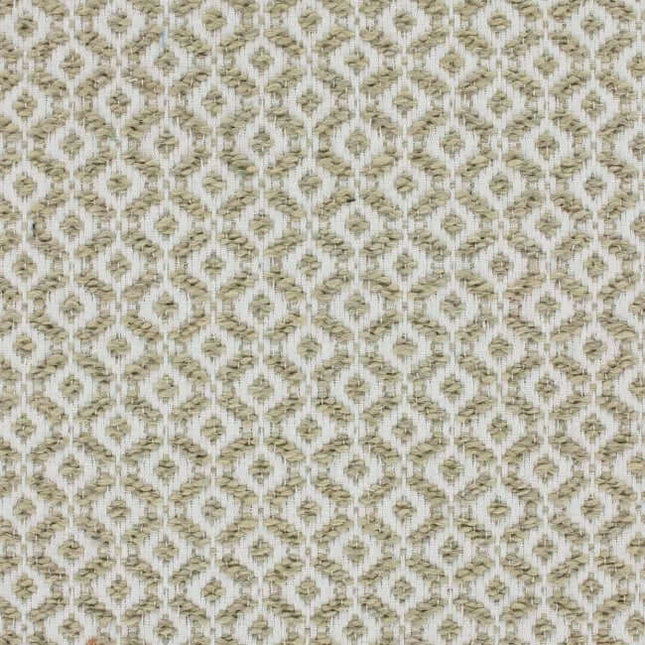 Detail van Aristide Varga meubelstof met geometrisch patroon in natuurlijke tinten, zacht en elegant voor interieurtoepassingen.