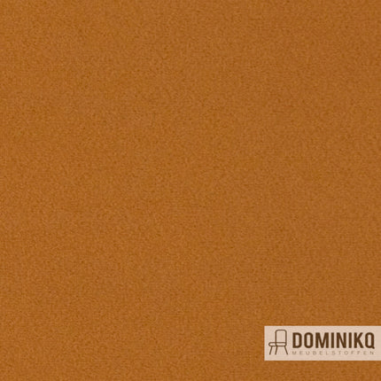Primeira Agua Cinnamon stof in oranje tint, ideaal voor commerciële ruimtes. Vanaf 5 meter 10% korting. Verkrijgbaar in 30 kleuren.