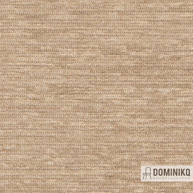 Extex Mull EM06 Donkey chenille stof van Vyva Fabrics in beige tint, luxe en slijtvast, ideaal voor modern interieur.