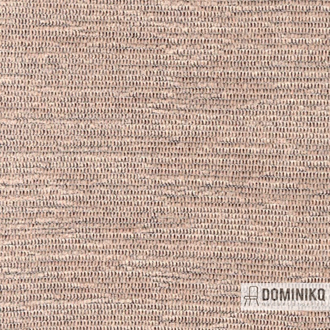 Vyva Fabrics Extex Mull EM25 Rose chenille stof, slijtvast, lichtecht, luxueus, eenvoudig onderhoud, 55% polyester, 45% acryl.