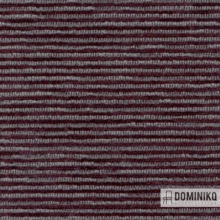 Vyva Fabrics Extex Outline EO16 Slate, tweekleurige chenille stof met verfijnde ribstructuur en lage pool, luxueuze uitstraling.