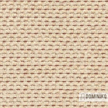 Luxe chenille stof van Vyva Fabrics, Extex Spice - ES15, met natuurlijke, gemêleerde en getufte structuur in sisal kleur.