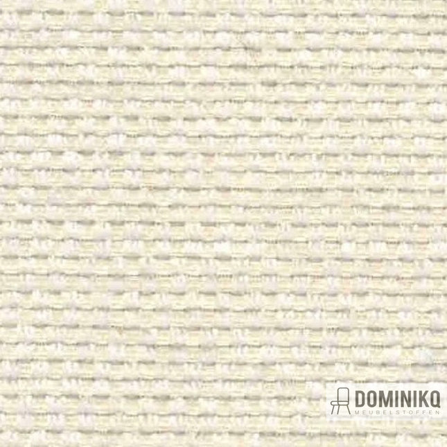 Close-up van Extex Spice Vanilla chenillestof met natuurlijke uitstraling, gemêleerd ontwerp en lage pool van Vyva Fabrics.