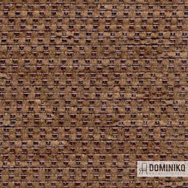 Vyva Fabrics Extex Spice Caraway stof, luxe chenille met gemêleerd en getuft design, natuurlijke uitstraling, eenvoudig onderhoud.