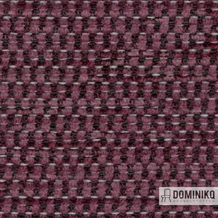 Luxueuze Vyva Fabrics Extex Spice ES5 Chenille stof met natuurlijke gemêleerde textuur in kleur Clove.