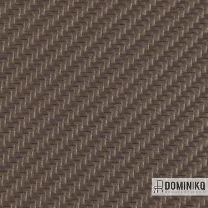 Vyva Fabrics Carbon Fiber 0003 Granite stof voor luxe bekleding, brandveilig en slijtvast, ideaal voor auto's en meubels.