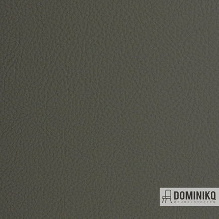 Stofpatroon Vyva Fabrics Cuzco vinyl in Storm kleur met leerlook en luxe textuur geschikt voor veelzijdige interieurs.