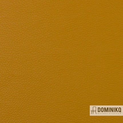 Kunstleer Popolare Crostini van Vyva Fabrics, een duurzame stof die leer nabootst, verkrijgbaar in verschillende kleuren. Hoogwaardig en slijtvast.