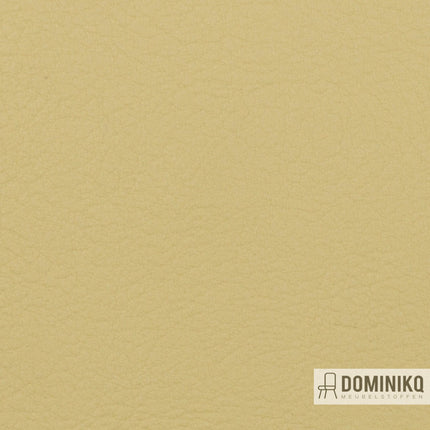 Vyva Fabrics Valencia 107-2109 Citrus luxe kunstleer met textuur voor interieurtoepassingen, voldoet aan brandveiligheidsnormen