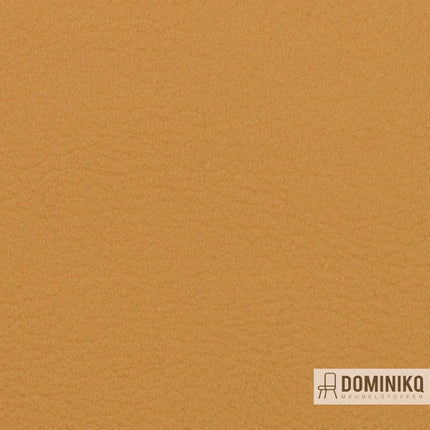 Luxe kunstleer Valencia in camel kleur met verfijnde textuur van Vyva Fabrics, ideaal voor interieurtoepassingen.