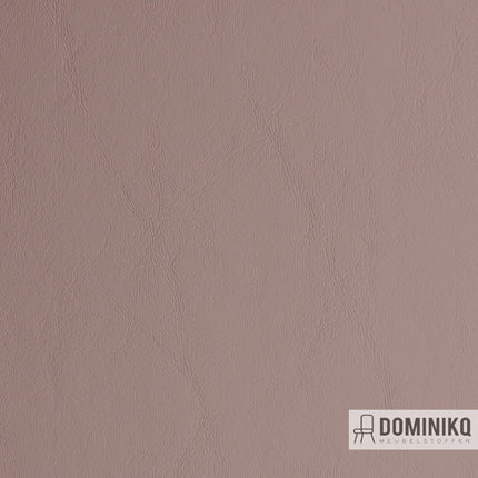 Close-up van Vyva Fabrics Viper kunstleer in Pine Cone kleur, met subtiele Nubuck touch, duurzaam en brandveilig.