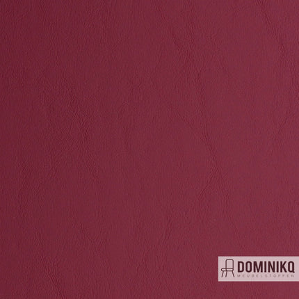 Zacht kunstleer Viper van Vyva Fabrics in de kleur Beetroot, met subtiele Nubuck textuur en hoge slijtvastheid. 100% vinyl.