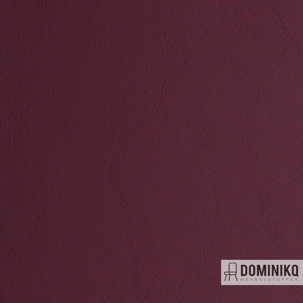 Vyva Fabrics Viper Cabernet 2351 kunstleer met Nubuck uitstraling, duurzaam en brandveilig, ideaal voor veelzijdige interieurtoepassingen.